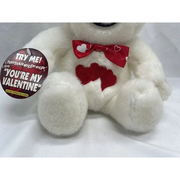 Dan Dee Tickle Tickle Wiggle Wiggle "You're My Valentine" Plush Sound 11" RARE - Picture 2 of 16